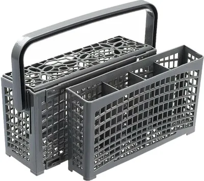 Produktbild von 2 in 1 universal Besteckkorb für Spülmaschinen | stabile Steckverbindung | teilbar | variabel platzierbar | 23 * 8,5+4,5 * 13,5cm |