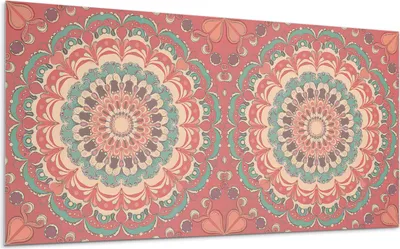 Produktbild von Mandala-Muster Mit Details – Selbstklebende Fliesen – Wandverkleidung – Wandpaneel – PVC Fliesen – Vinylflisen – PCV Flisen – Selbstklebend – Wanddeko – 10 Stück 100 x 50 cm