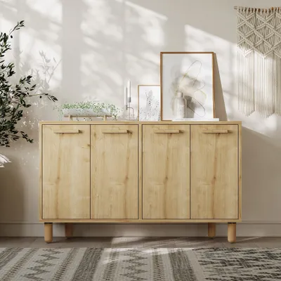 Obrázok produktu pre Skye Decor, Venedik - Zafírový dub, konzola, 100 % drevotriesková doska potiahnutá melamínom, zafírový dub, 120 x 29,6 x 73,6 cm