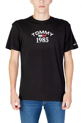 Produktbild von Tommy Jeans Herren-T-Shirt schwarz DM0DM16842-BDS L