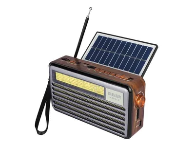 Image de Radio FM LIWA LTC RETRO avec panneau solaire