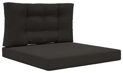 Obrázok produktu pre vidaXL Vonkajšie vankúše na pohovku, 2 ks, čierne, polyester