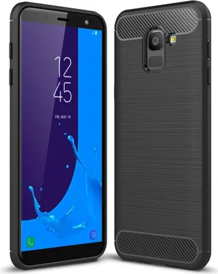 Immagine prodotto di Custodia per Samsung Galaxy J6 2018 custodia per telefono cellulare cover in silicone colori carbonio