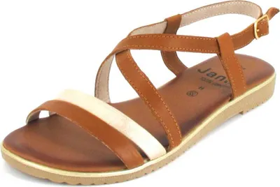 Produktbild von JANA 100% COMFORT LEATHER 8-8-28115-26/399 COGNAC/PLATIN Riemchensandalen FS 2021, Spocc:37