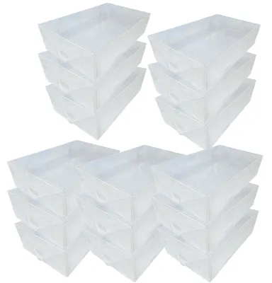 Produktbild von 15 DynaSun PP368TC Transparente Schuhaufbewahrungsbox mit Tragegriff