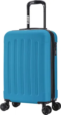 Produktbild von Flexot® Trolley - Handgepäck Koffer M, Aluminium-Teleskopstange, ABS-Hartschale, erweiterbares Volumen, Größe M, 360° Rollen, Rollkoffer, Bordcase