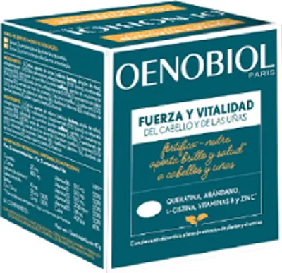 Immagine prodotto di Oenobiol Forza e Vitalità Capelli e Unghie 60 capsule