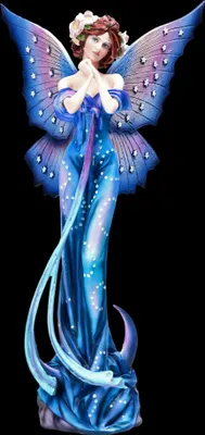 Produktbild von Elfenfigur - Stardust / Nachtelfe mit Schmetterlingsflügeln