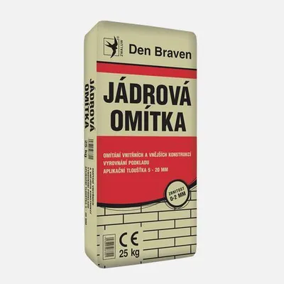 Obrázek produktu pro Den Braven Den Braven – základní omítka, pytel, 25 kg, šedá