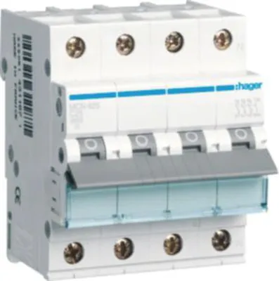 Zdjęcie produktu dla Hager MCN625, Miniaturowy wyłącznik, Typu C, 6000 A, IP20, 230 - 400 V