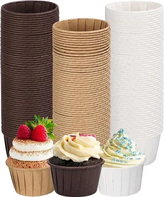 Image de 150 moules à cupcakes - Moules décoratifs pour pâtisseries - Accessoires de pâtisserie multicolores en plastique