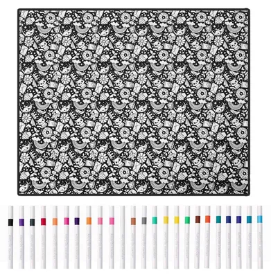 Zdjęcie produktu dla Elzusha - Mata do spania dla zwierząt, nadająca się do prania, dla kotów i psów - 150x114 cm