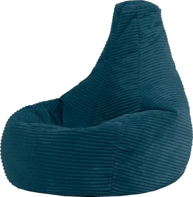 Produktbild von icon Sitzsack-Sessel Bean Bag Flauschig Dalton Für Kinder, Blaugrün, Cord, Kindersitzsack, Groß, Sitzsack Kinder mit Füllung - Hergestellt in Deutschland