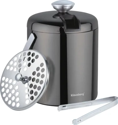 Produktbild von Klausberg Eiskübel 1,3L Edelstahl Schwarz