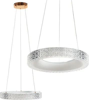 Produktbild von TOOLIGHT Led-Hängelampe Led Ms001-Cp 40Cm Rose Gold