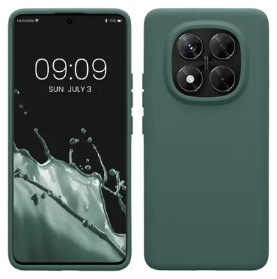 Produktbild von kwmobile Handyhülle für Xiaomi Redmi Note 14 Pro 5G / Redmi Note 14 Pro+ 5G / Poco X7 Hülle - Case Silikon - Kabelloses Laden - Schutzhülle Cover in