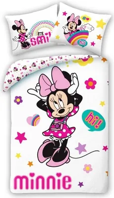 Produktbild von HALANTEX Leinen inklusive Minnie Smile Baumwolle, 140/200, 70/90 cm