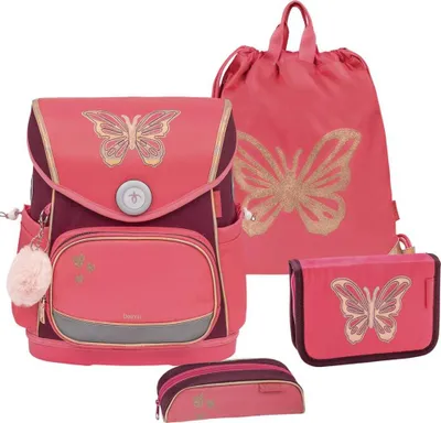 Produktbild von Belmil Premium Schulranzen Set Compact Plus für Mädchen (Coral)