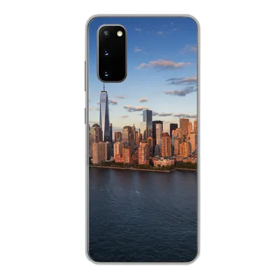 Produktbild von MuchoWow® Handyhülle Schutzhülle Hülle für Samsung Galaxy S20 New York - Skyline - Boot Silikon Softcase Handy Hülle - Bild