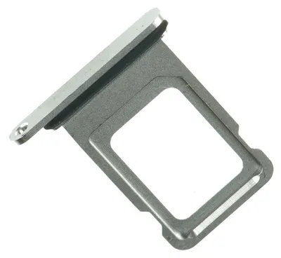 Produktbild von iPhone 14 Pro Max Sim Karten Halter Tray Fach, Weiß Silber