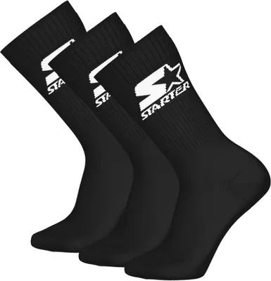 Produktbild von Starter 3pk Crew Socks (45) 39/42 Black
