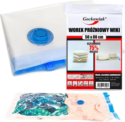 Zdjęcie produktu dla Worek próżniowy WIKI 50x80 cm 1 sztuka