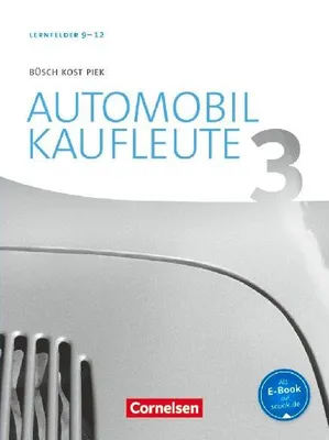 Produktbild von Automobilkaufleute Band 3: Lernfelder 9-12 - Fachkunde