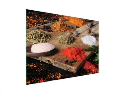 Image de Planche à découper en verre 40x30 épices