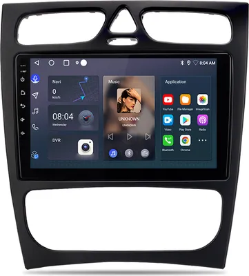 Produktbild von 9" Android13 Autoradio Carplay SWC für Mercedes Benz CLK W209 WiFi GPS RDS DAB 2+64G 2din