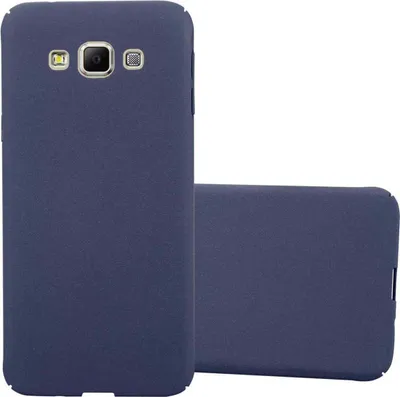 Produktbild von Cadorabo Schutzhülle für Samsung Galaxy A7 2015 Hülle in Blau Etui Hard Case Handyhülle Cover