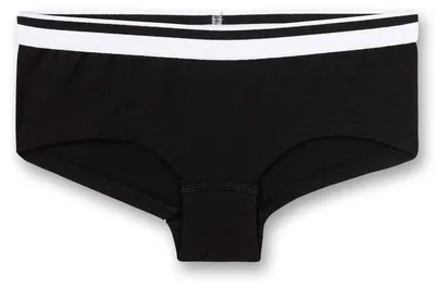Produktbild von Sanetta Mädchen-Hipster schwarz Webbund | Unterhose für Mädchen