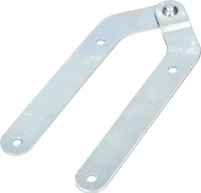 Produktbild von KOTARBAU® Leiterband ohne Haken Leiterscharnier Verzinkt Scharnier Stehleiterband Silber Leiter Band Öffnung 180 Grad Klappleiterband