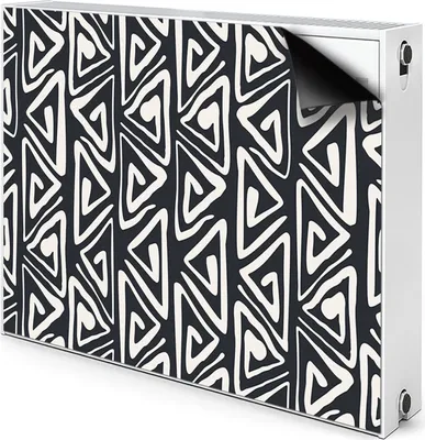 Produktbild von Magnet Heizkörperabdeckung Heizkörperverkleidung Verkleidung Abdeckung 110x60 cm  - Geometrisches Muster