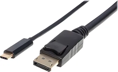 Produktbild von MANHATTAN USB Typ C auf DisplayPort-Adapterkabel 2m schwarz