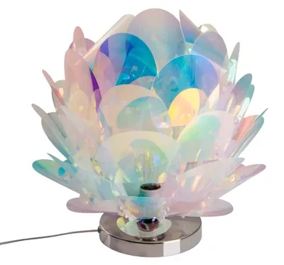 Zdjęcie produktu dla Lampa stołowa, metal, opalizujący, wys. 41 cm