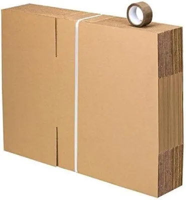 Image de Pack 30 cartons renforcés avec poignées + 1 adhésif offert