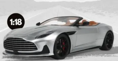 Zdjęcie produktu dla GT Spirit 1:18 ASTON MARTIN DB12 VOLANTE 2023 - srebrny