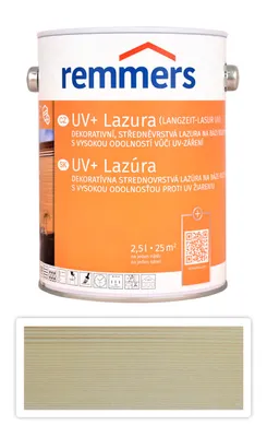 Zdjęcie produktu dla Remmers Lazura trwale ochronna UV bezbarwna, 2,5 litra, ochrona drewna przed promieniowaniem UV na zewnątrz, również do jasnych kolorów i bezbarwna UV+, blokowa, odporna na warunki atmosferyczne