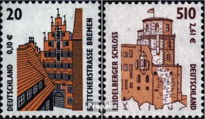 Produktbild von Briefmarken BRD (BR.Deutschland) 2001 Mi 2224-2225 (kompl.Ausg.) FDC Sehenswürdigkeiten