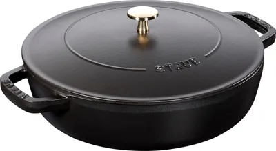Productafbeelding van Zwilling STAUB braadpannen - Rund - Kantelbare braadpan - Zwart - Geëmailleerd - -20 °C - 240 °C