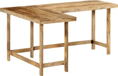 Immagine prodotto di Scrivania 165x110x75 cm in Legno Massello di Mango