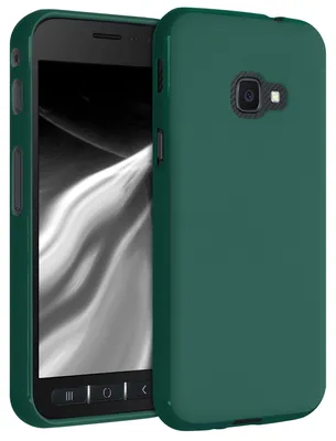 Produktbild von kwmobile Handyhülle für Samsung Galaxy Xcover 4 / 4S Hülle - TPU Case - Kabelloses Laden - Schutzhülle Cover in Türkisgrün