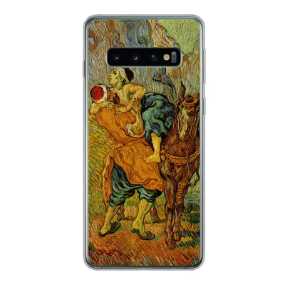 Produktbild von MuchoWow® Handyhülle Schutzhülle Hülle für Samsung Galaxy S10 Der barmherzige Samariter - Vincent van Gogh Silikon Softcase Handy Hülle - Handytasche
