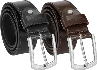 Produktbild von JCC 2 Pack Ledergürtel 31025096 Herren blackbrown 90