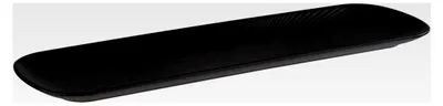 Produktbild von GN 2/4 Tablett in Schwarz, 53 x 16,2 cm, Höhe 2,5 cm
