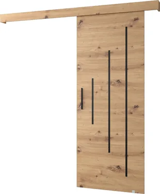 Produktbild von MEBLE KRYSPOL Schiebetürsystem SALWADOR Y mit Schienenabdeckung, Einbautüren, 90x204cm, Artisan