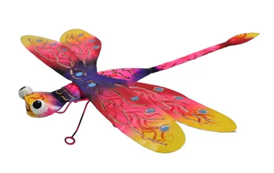 Produktbild von Libelle Metall Wanddeko Deko Hänger Wandbild Tier Figur Skulptur Schmetterling