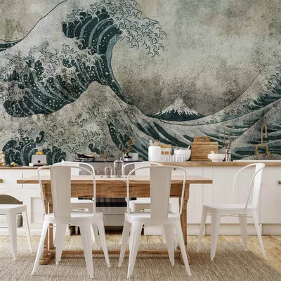Produktbild von Vlies Fototapete - Power of the Big Wave 200x140 cm Orient p-C-0043-a-a