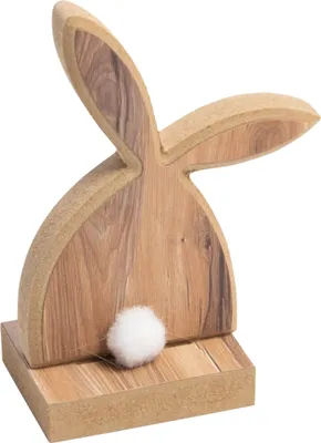 Immagine prodotto di Coniglietto di Pasqua Decorazione in legno Decorazione in legno naturale 17x21 cm