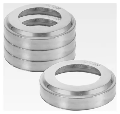 Produktbild von 4 Stück Edelstahl-Rosetten 51mm für eingelassene Poolleitern, Handlaufabdeckungen und Poolleiterringe, korrosionsbeständig für Schwimmbadgeländer und Ersatzteile